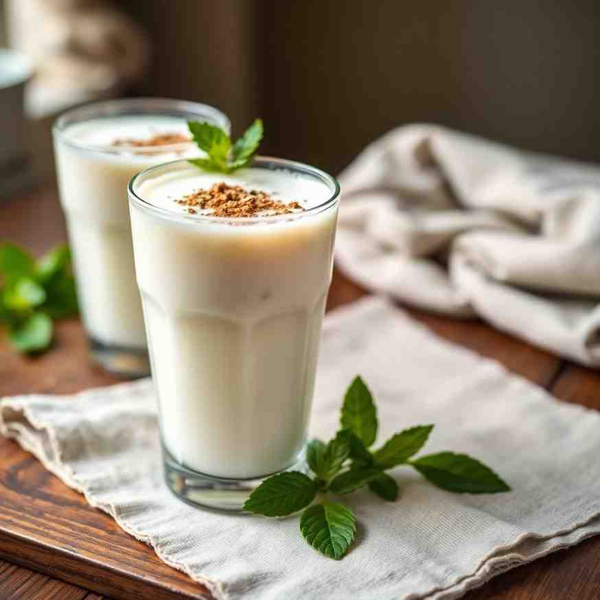 Refreshing Afghani Doogh Yogurt Drink Recipe
